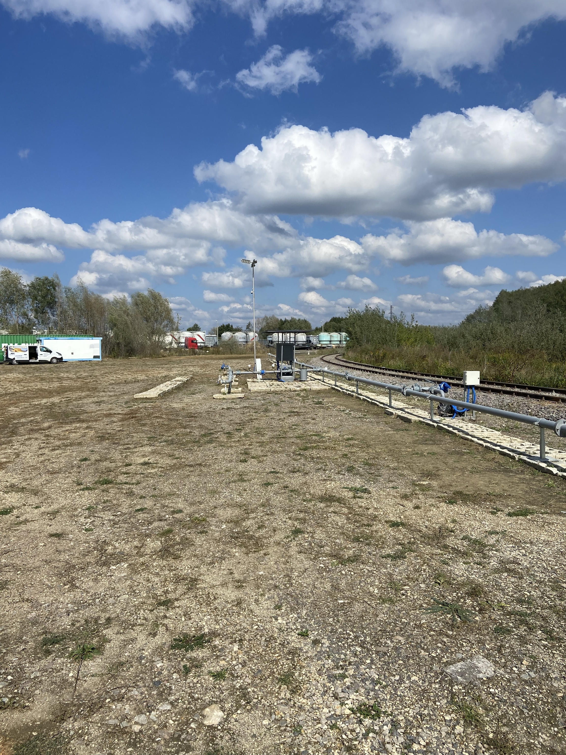 Terminal przeładunkowy olejów roślinnych Krystian-Trans w Dorohusku — widok ogólny infrastruktury