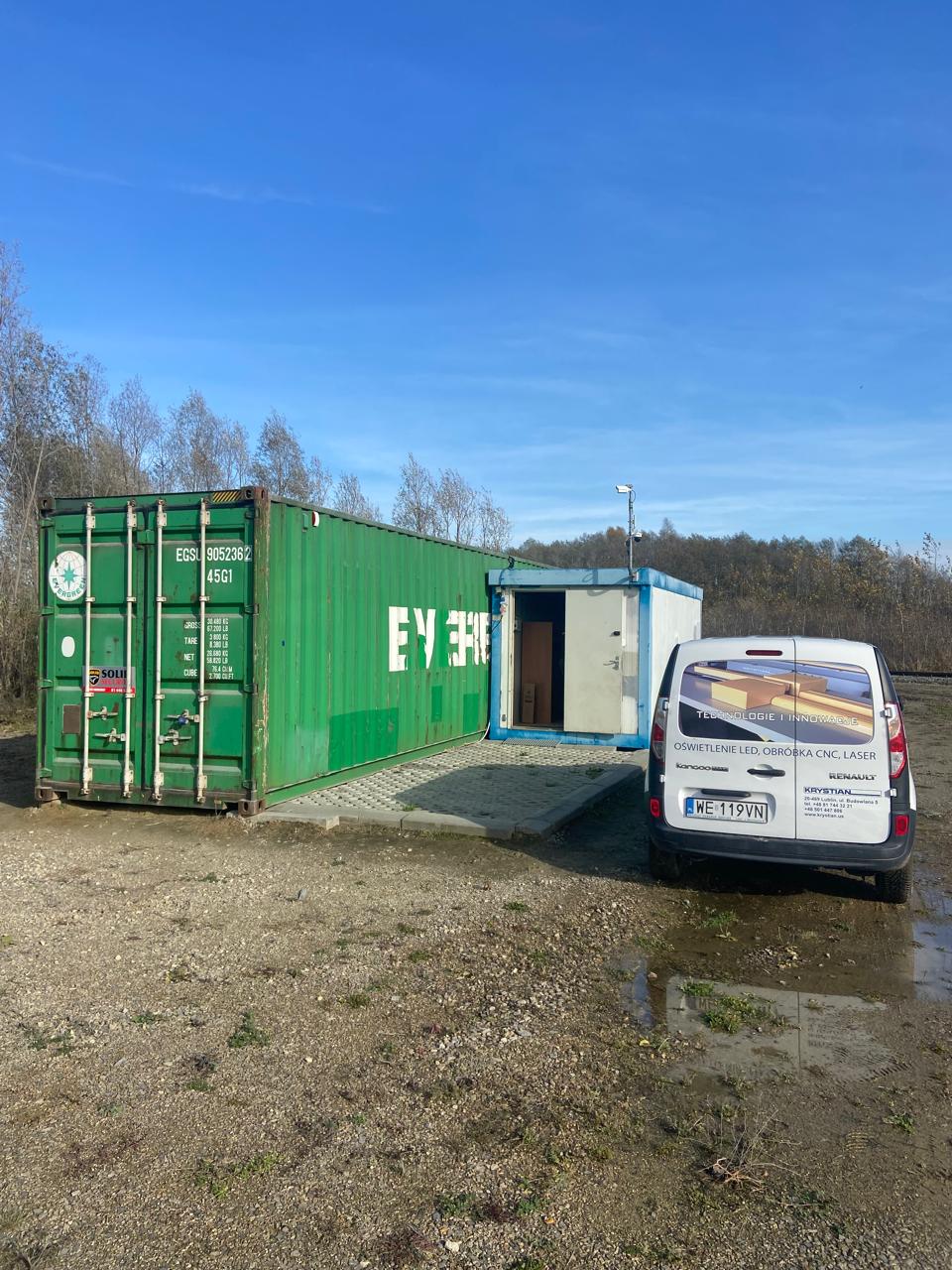 Pomieszczenie techniczne i magazynowe terminal