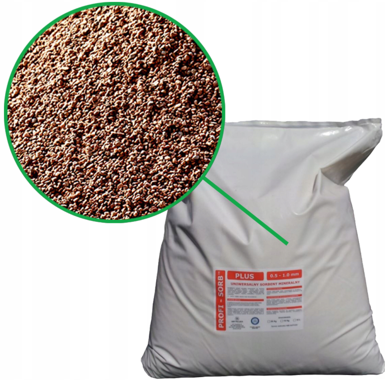 Sorbent mineralny worki 25 kg neutralizacja wycieków terminal olejowy